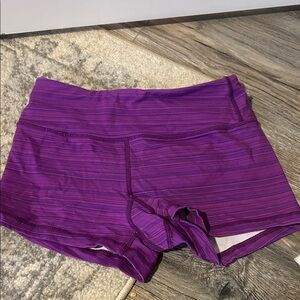 Savage Barbell Purple Bike Shorts